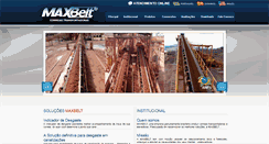 Desktop Screenshot of maxbelt.com.br